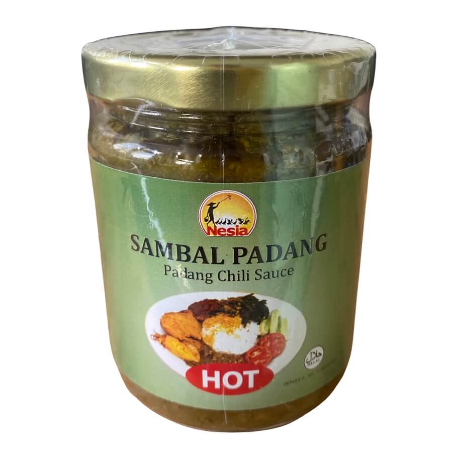 Nesia Sambal Padang Grön Chilisambal 240 G Kedhapi